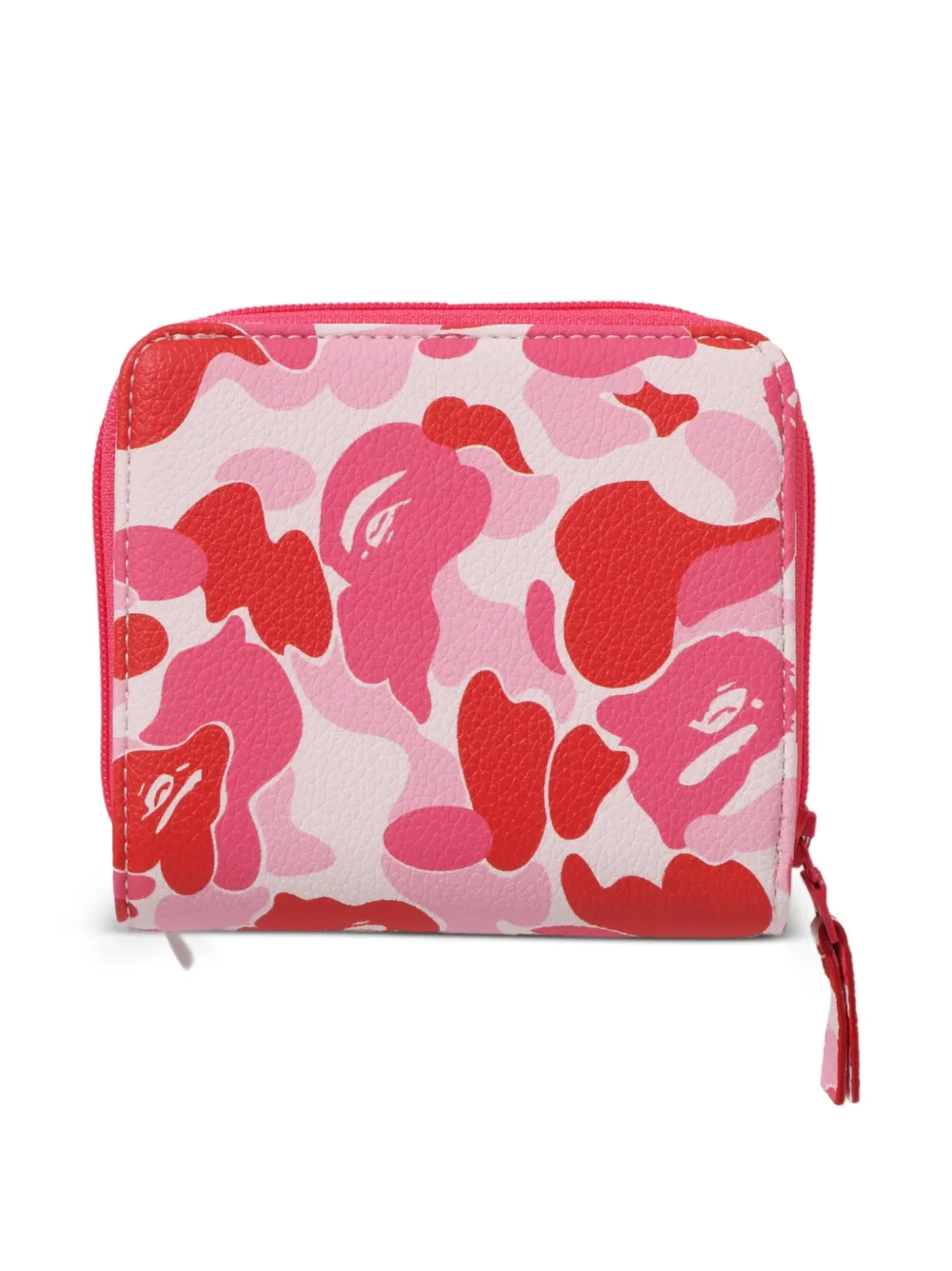A BATHING APE mini ABC Camo wallet Roze