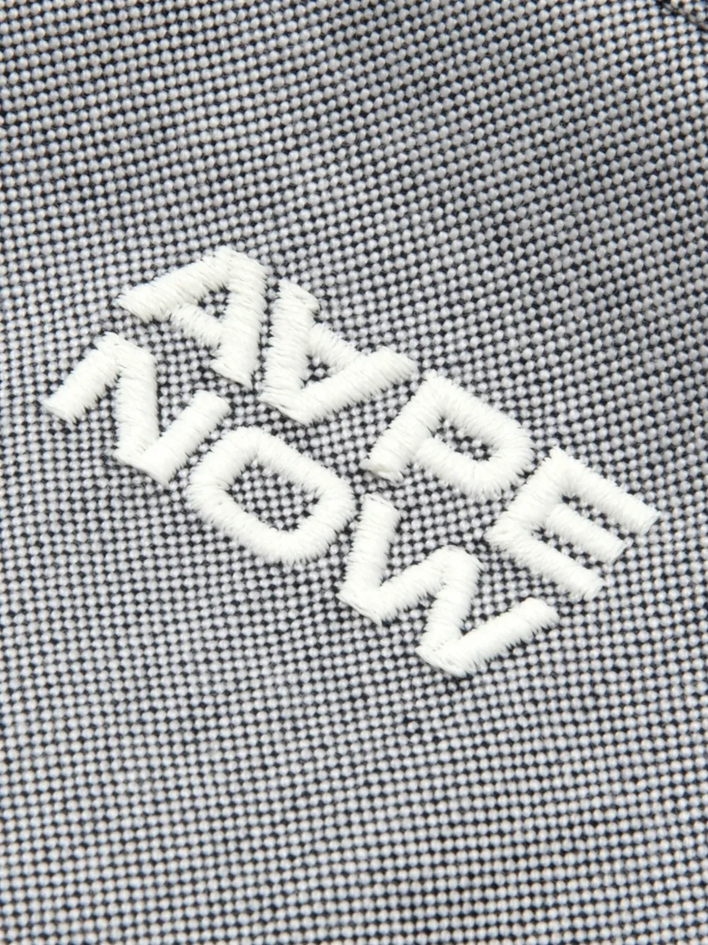 AAPE BY *A BATHING APE Button-down overhemd met Moonface-patch Grijs
