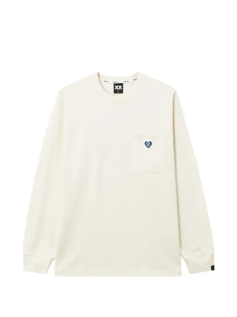 FINGERCROXX logo-patch pocket t-shirt