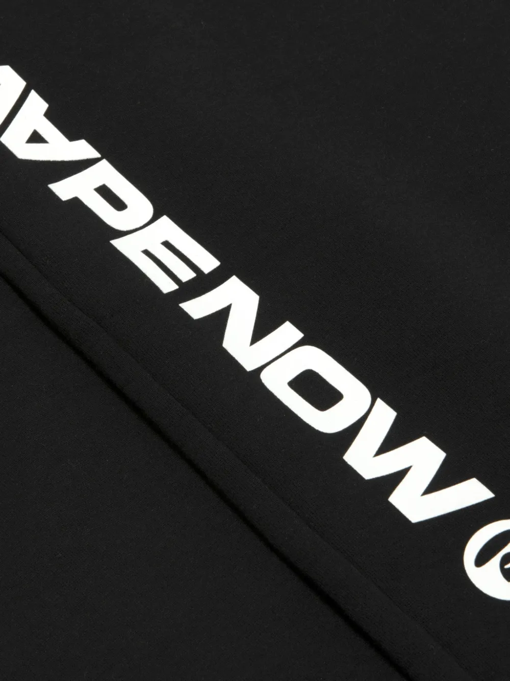 AAPE BY *A BATHING APE Trainingsbroek met logoprint Zwart