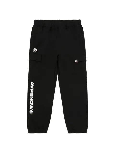 AAPE BY *A BATHING APE® logo-print cargo track pants