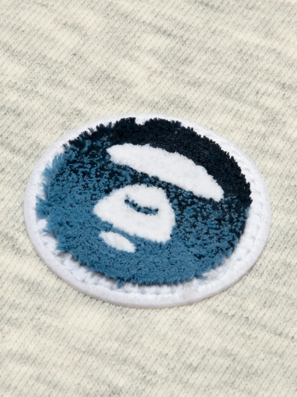 AAPE BY *A BATHING APE AAPENOW sweater met ronde hals en logoprint Grijs