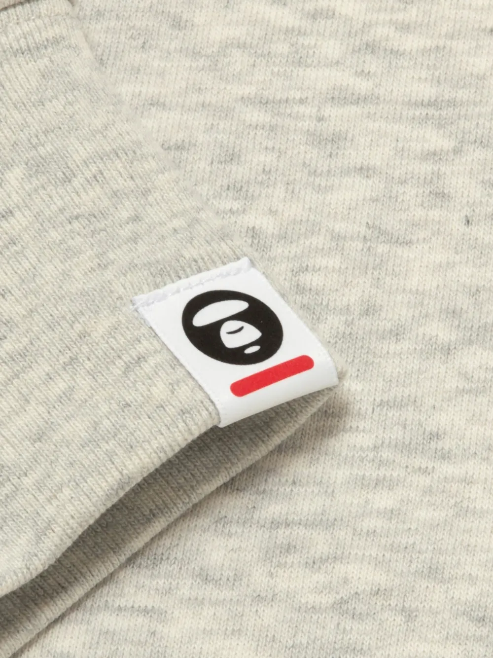 AAPE BY *A BATHING APE AAPENOW sweater met ronde hals en logoprint Grijs