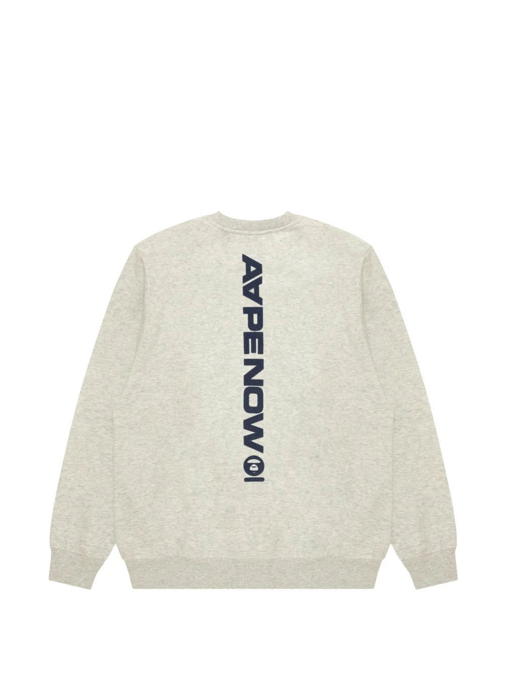 AAPE BY *A BATHING APE AAPENOW sweater met ronde hals en logoprint Grijs
