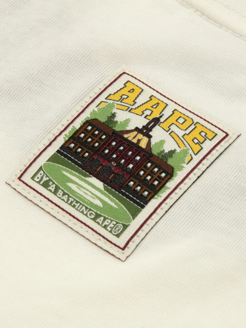 AAPE BY *A BATHING APE T-shirt met lange mouwen Beige