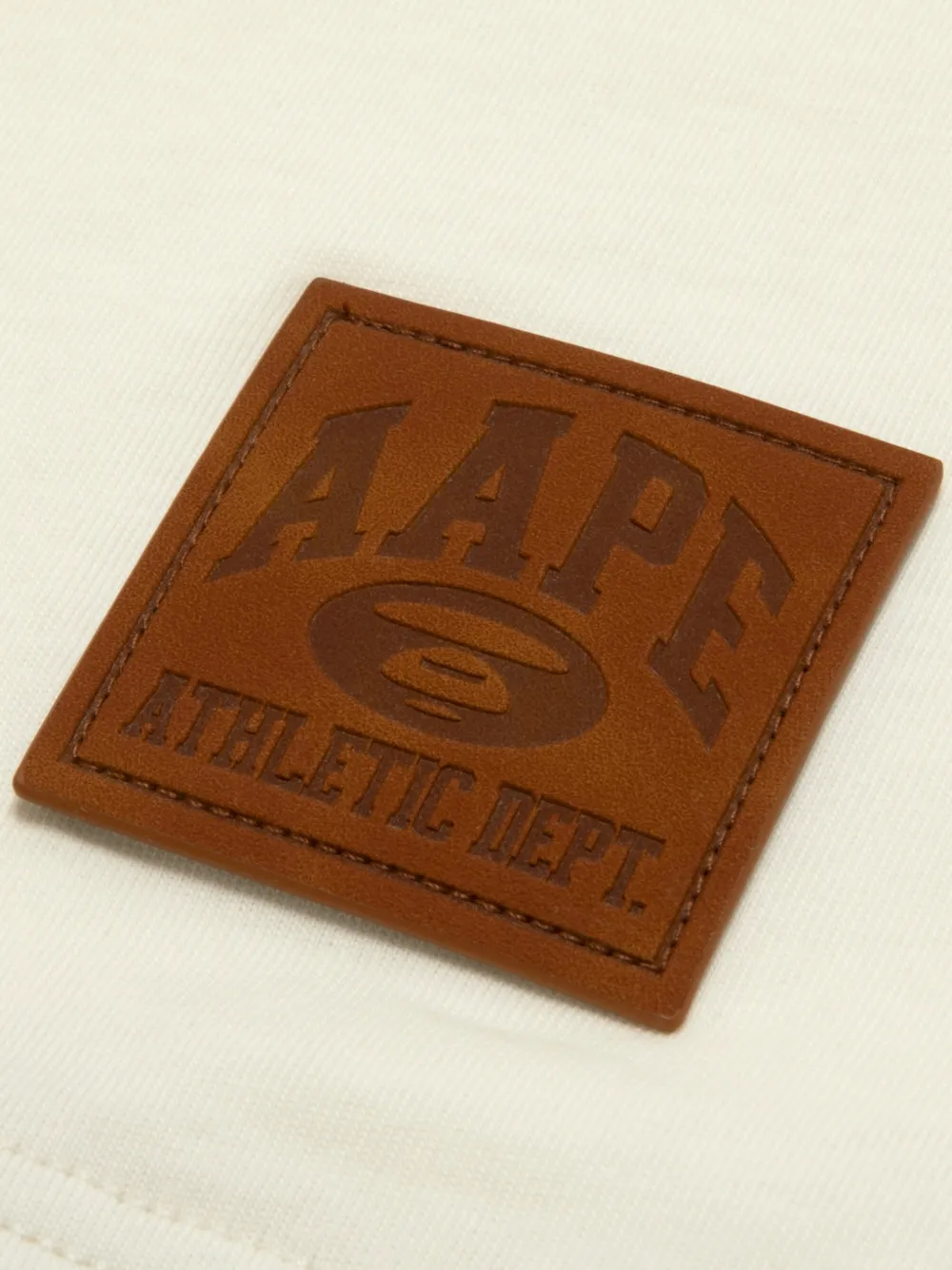 AAPE BY *A BATHING APE T-shirt met lange mouwen Beige