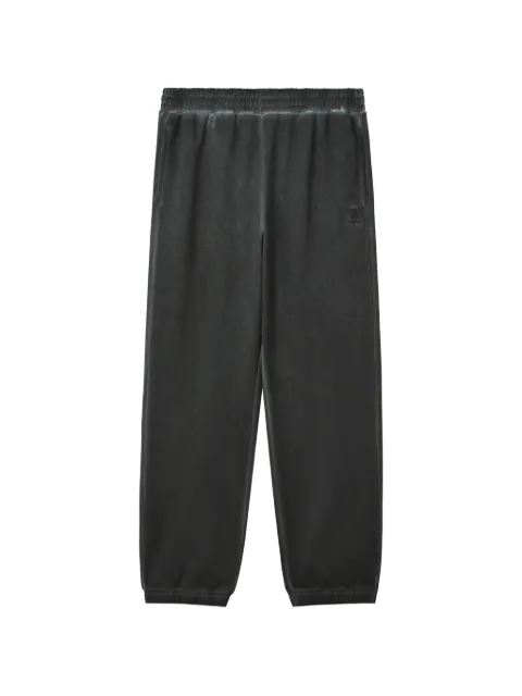 izzue faded-effect logo-embroidered track pants