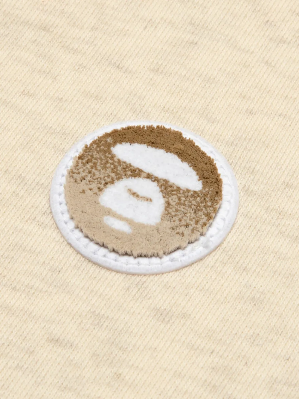 AAPE BY *A BATHING APE Sweater met logopatch Beige
