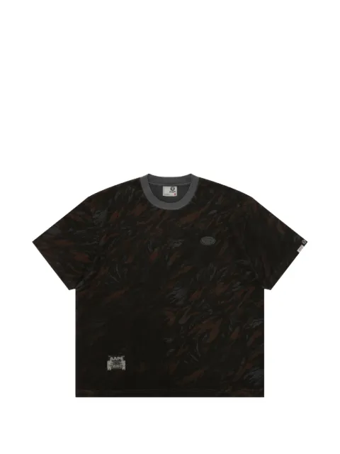 AAPE BY *A BATHING APE® AAPEUNVS camouflage-print embroidered T-shirt