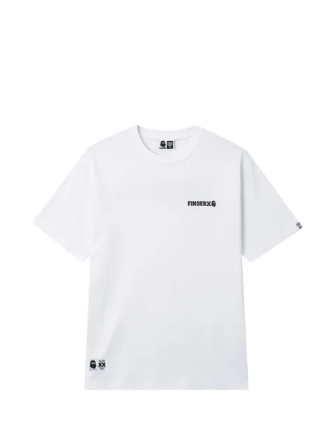 FINGERCROXX logo-print cotton T-shirt