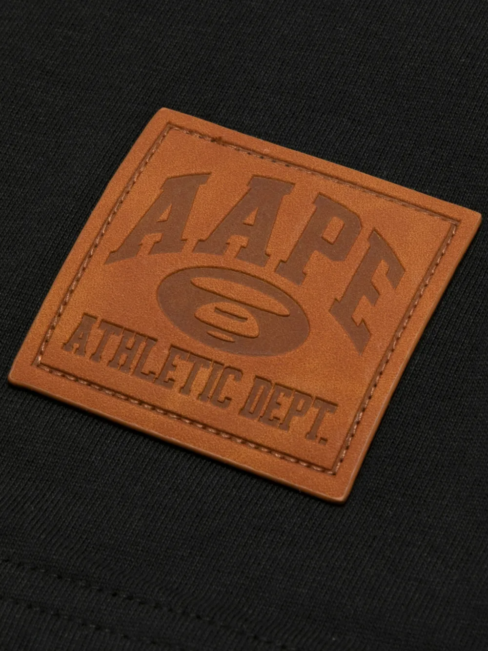 AAPE BY *A BATHING APE T-shirt met gelaagd effect en logopatch Zwart