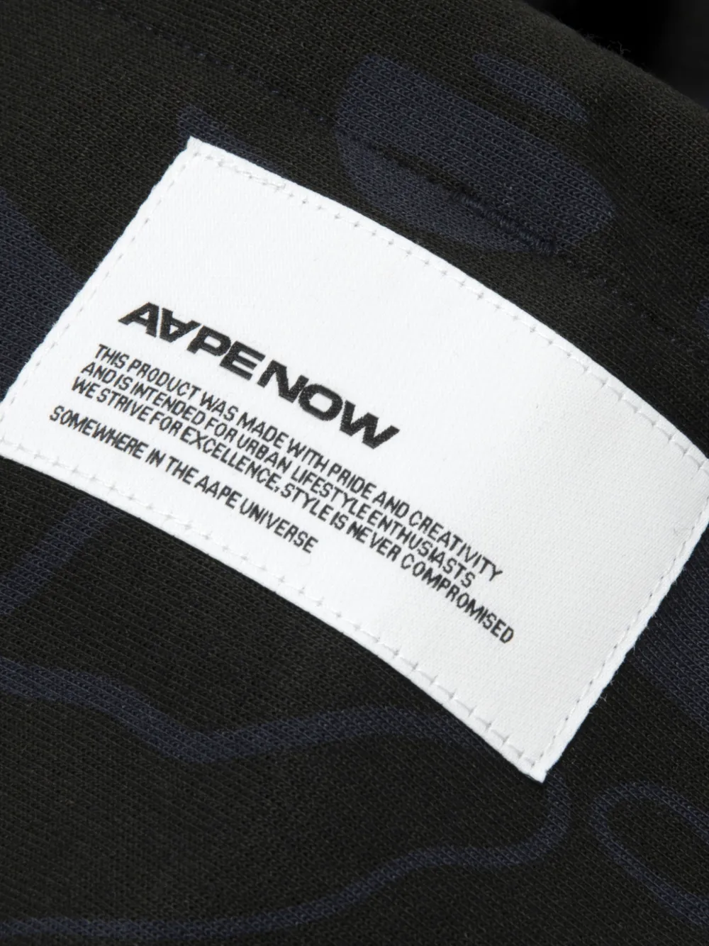AAPE BY *A BATHING APE Hoodie met camouflageprint Grijs