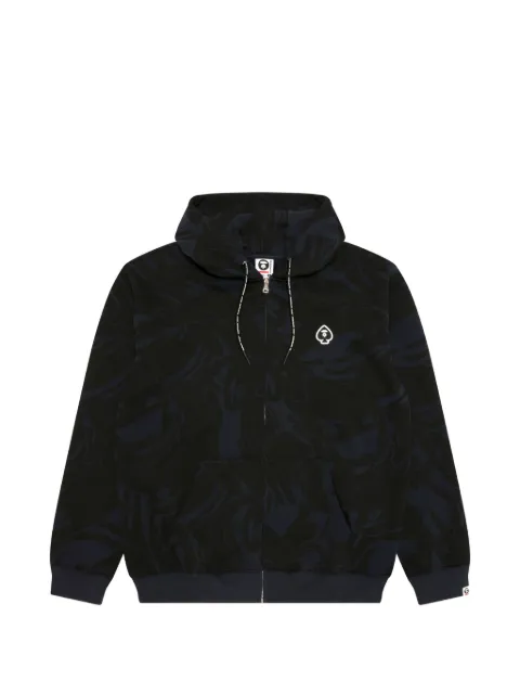 AAPE BY *A BATHING APE® camouflage-print zip-up hoodie