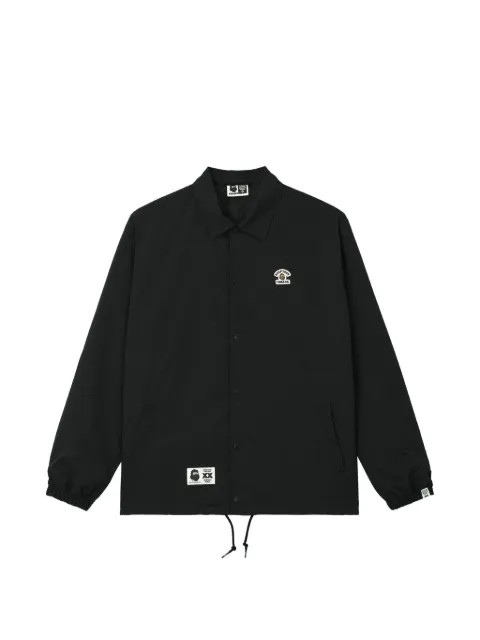 FINGERCROXX long-sleeve logo-patch jacket