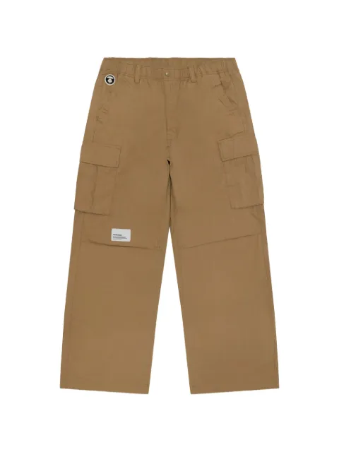 AAPE BY *A BATHING APE® logo-patch cargo pants