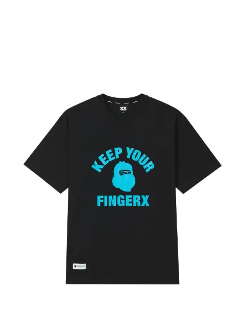 FINGERCROXX graphic-print cotton T-shirt