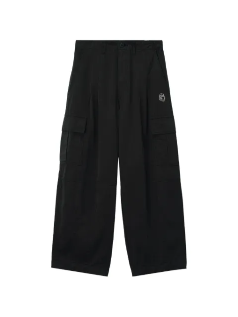 FINGERCROXX logo-detail cargo pants