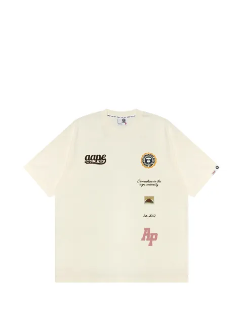 AAPE BY *A BATHING APE® logo-patch T-shirt