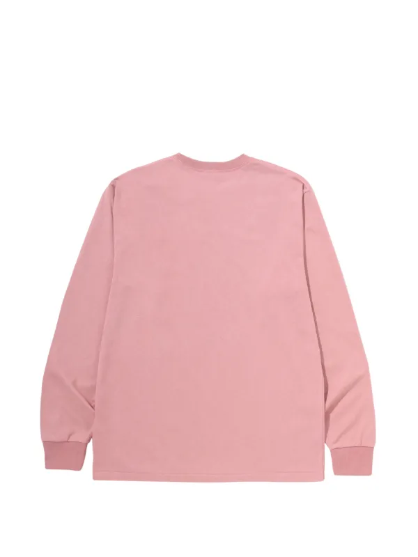 A BATHING APE® ロゴ ロングTシャツ | ピンク | FARFETCH JP