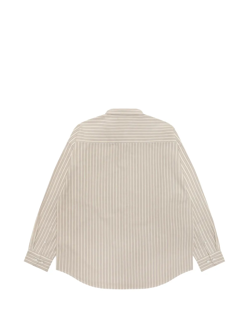 AAPE BY *A BATHING APE Moonface gestreept katoenen overhemd Beige