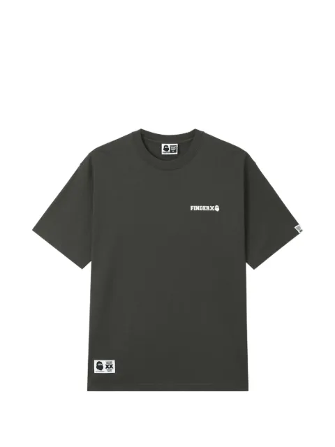 FINGERCROXX logo-print cotton T-shirt