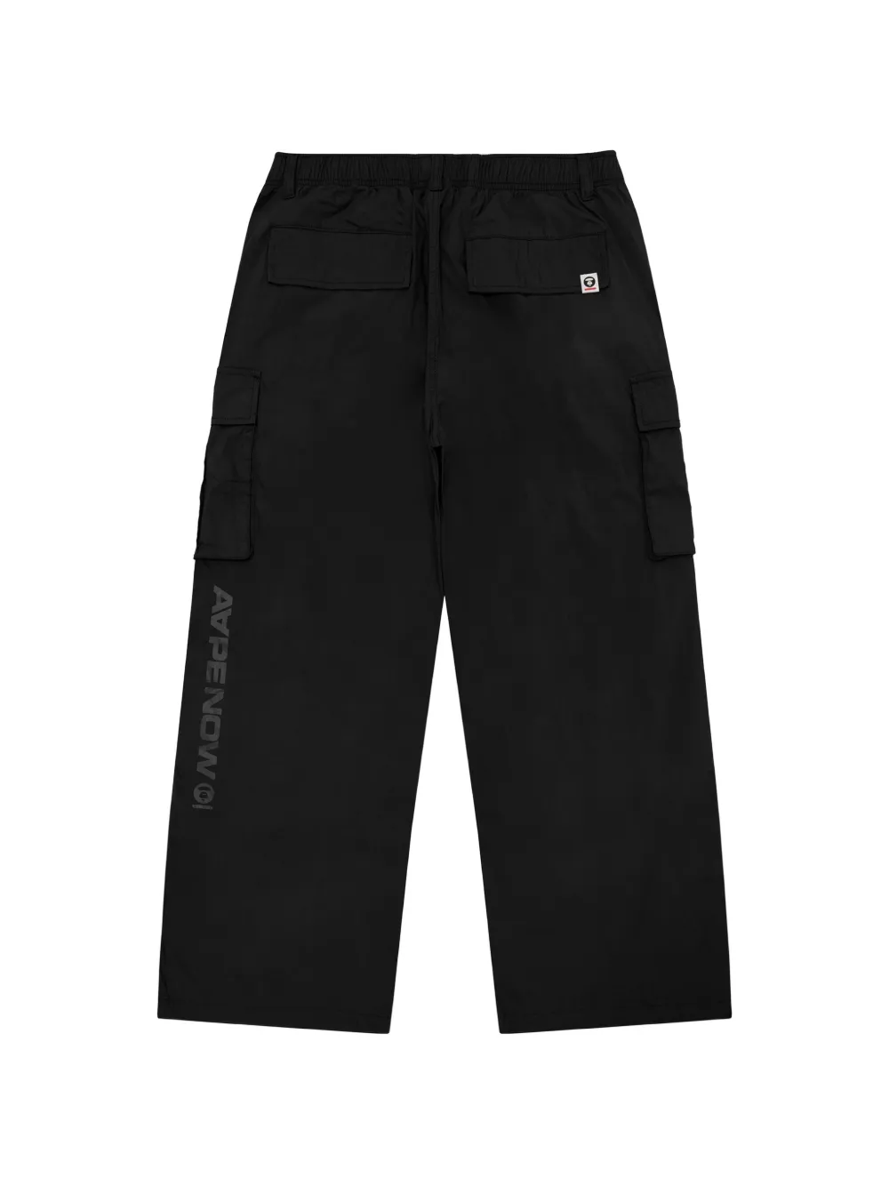 AAPE BY *A BATHING APE AAPENOW Moonface cargo broek met logoprint Zwart