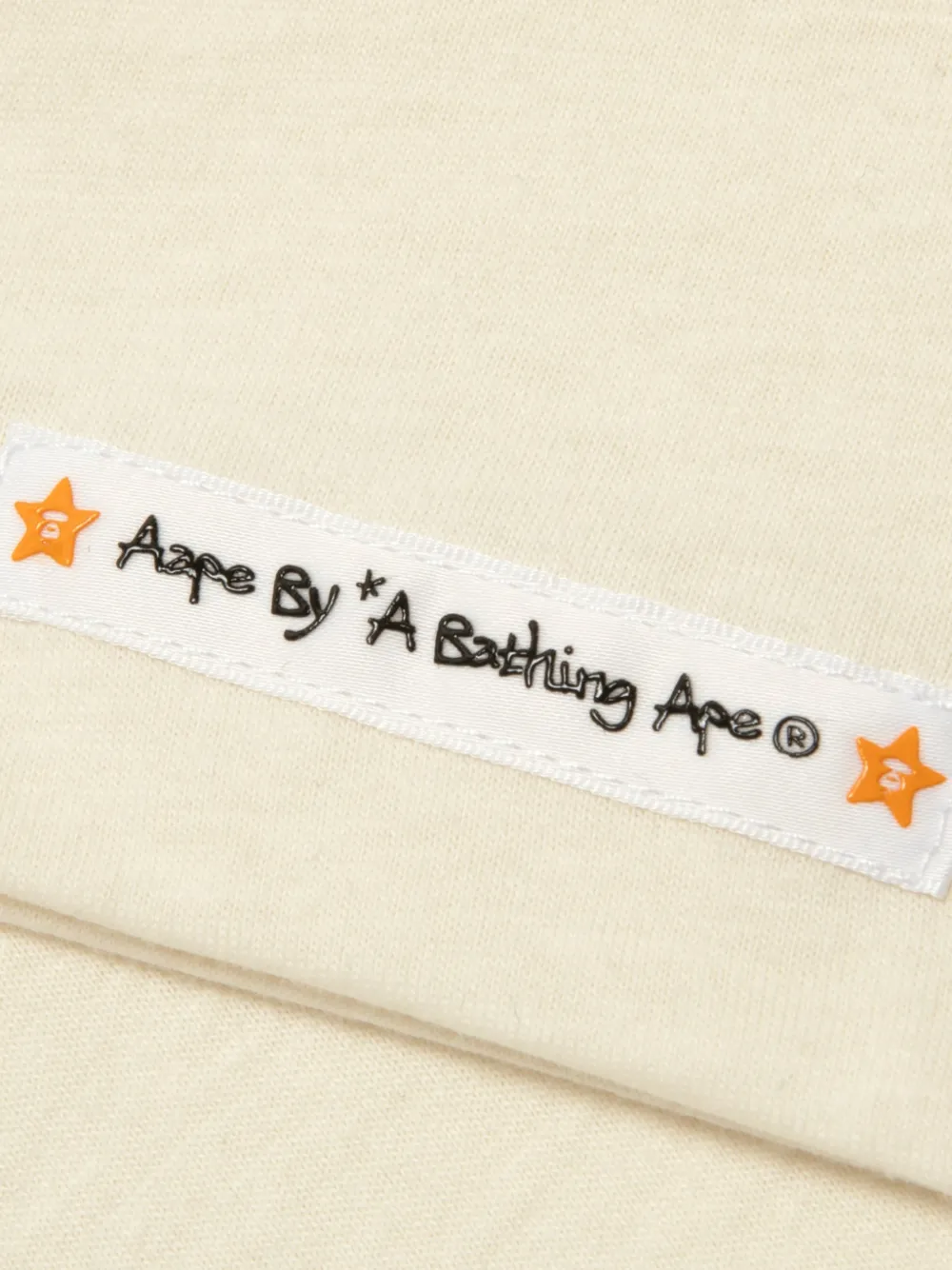 AAPE BY *A BATHING APE AAPE Star Moonface T-shirt met grafische print Wit