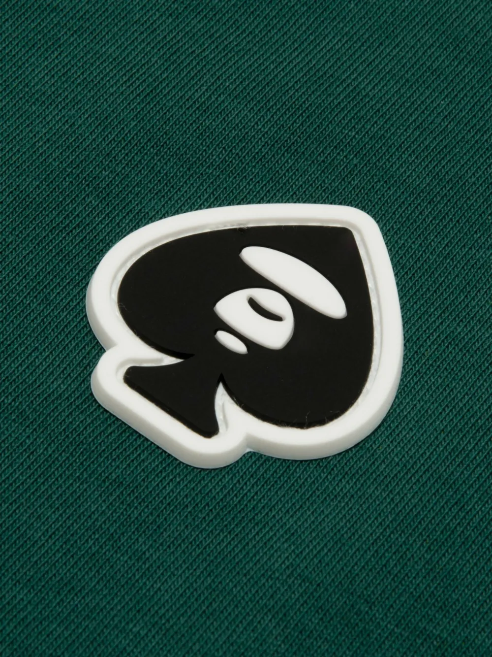 AAPE BY *A BATHING APE T-shirt met logopatch en raglan mouwen Groen