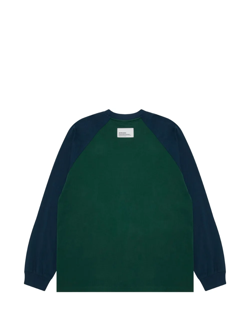 AAPE BY *A BATHING APE T-shirt met logopatch en raglan mouwen Groen