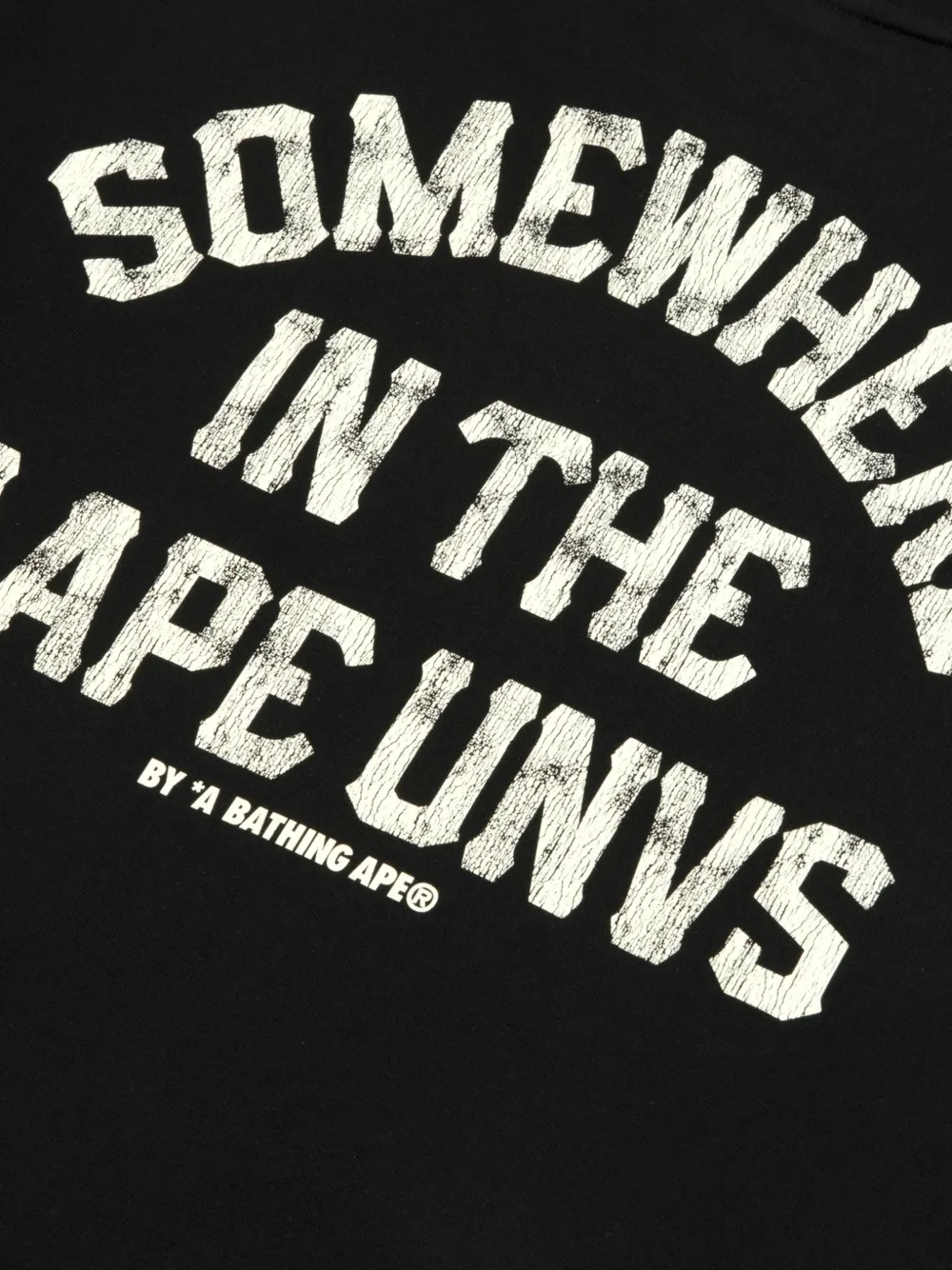 AAPE BY *A BATHING APE Aapeunvs T-shirt met lange mouwen Zwart