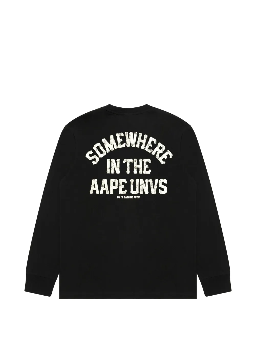 AAPE BY *A BATHING APE Aapeunvs T-shirt met lange mouwen Zwart