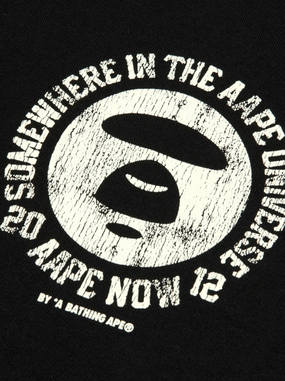 AAPE BY *A BATHING APE Aapeunvs T-shirt met lange mouwen Zwart