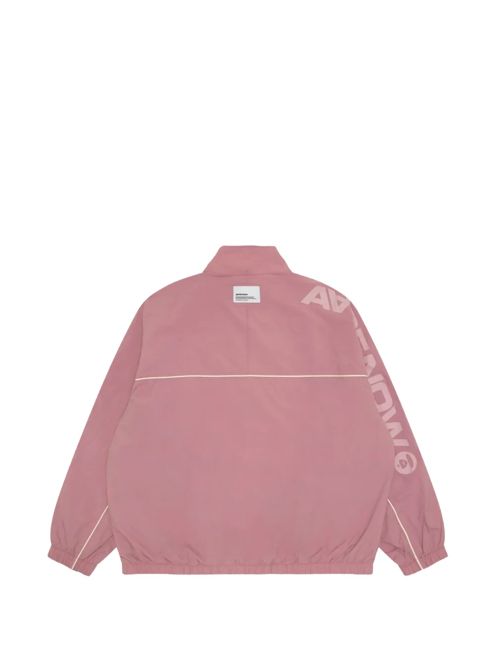 AAPE BY *A BATHING APE AAPENOW jack met logopatch en afwerking Roze