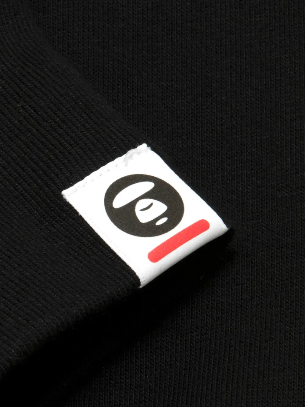 AAPE BY *A BATHING APE AAPENOW trui met logo-patch Zwart