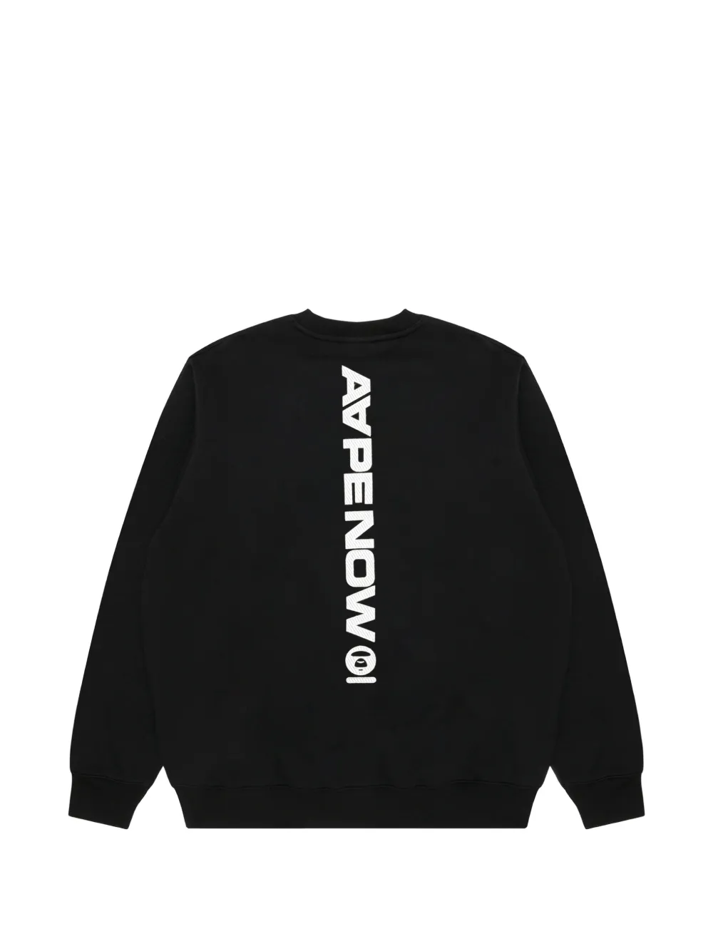 AAPE BY *A BATHING APE AAPENOW trui met logo-patch Zwart