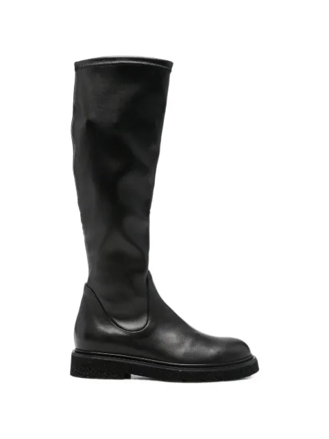 GUGLIELMO ROTTA leather knee-high boots