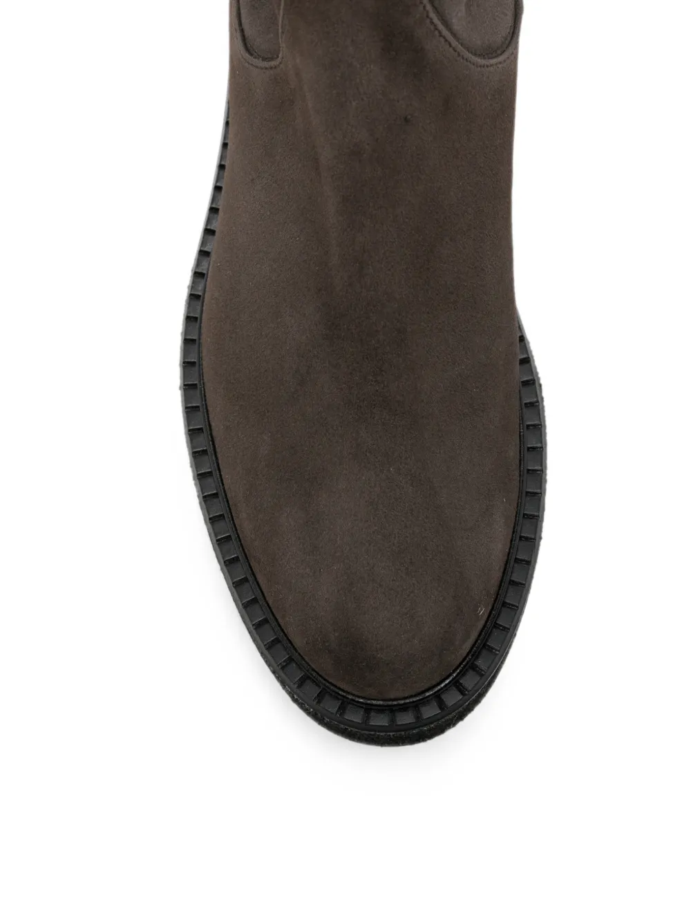 GUGLIELMO ROTTA rear-zip leather ankle boots Bruin