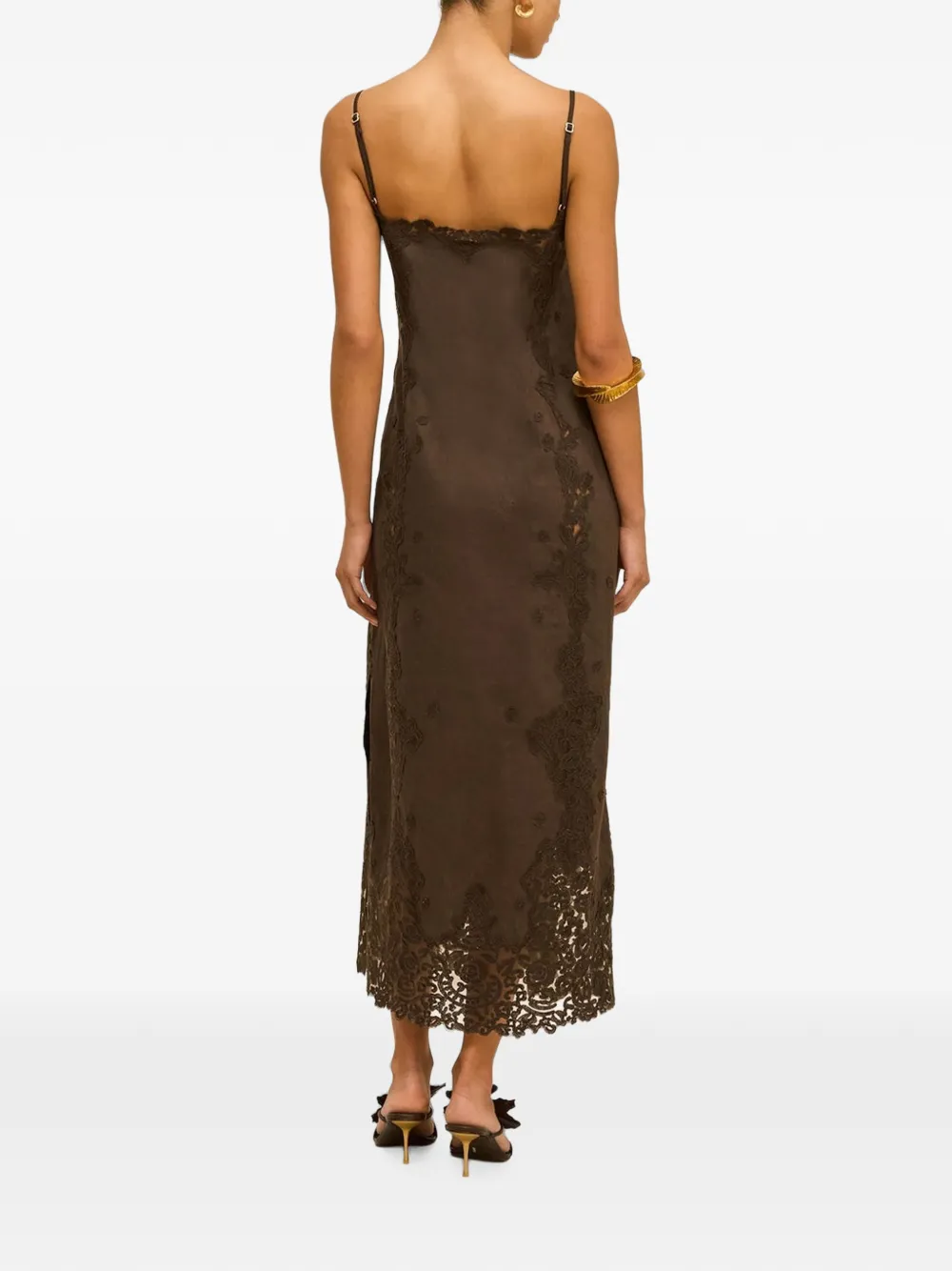 Cult Gaia Brendana jurk Bruin