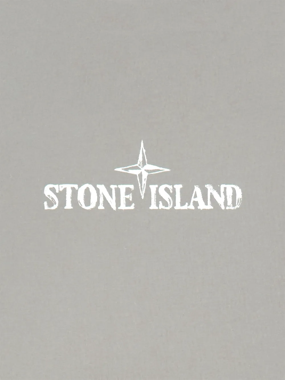 Stone Island Junior T-shirt met logoprint Grijs