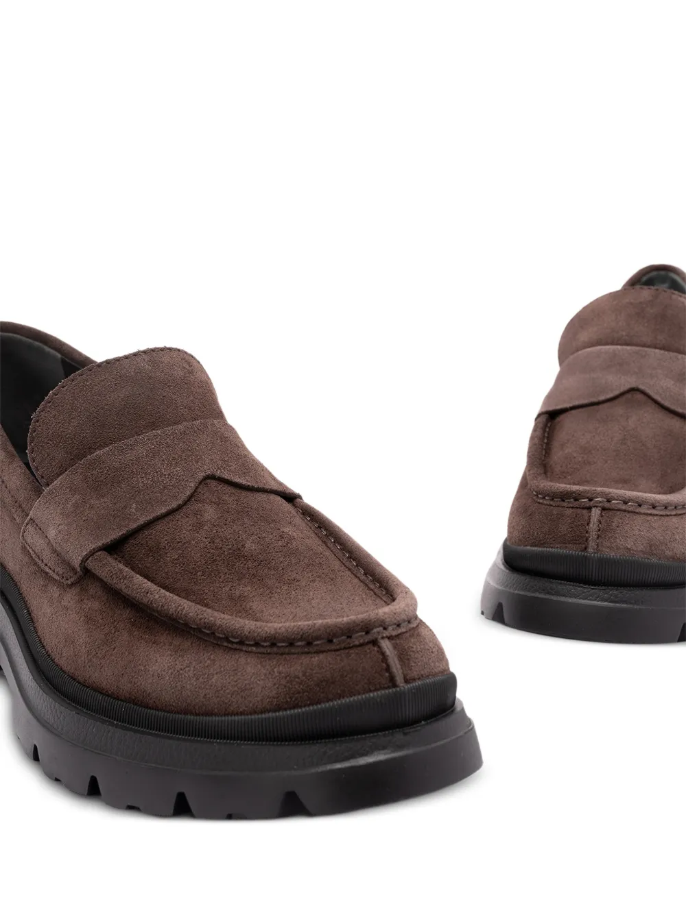 Hogan suede loafers Bruin