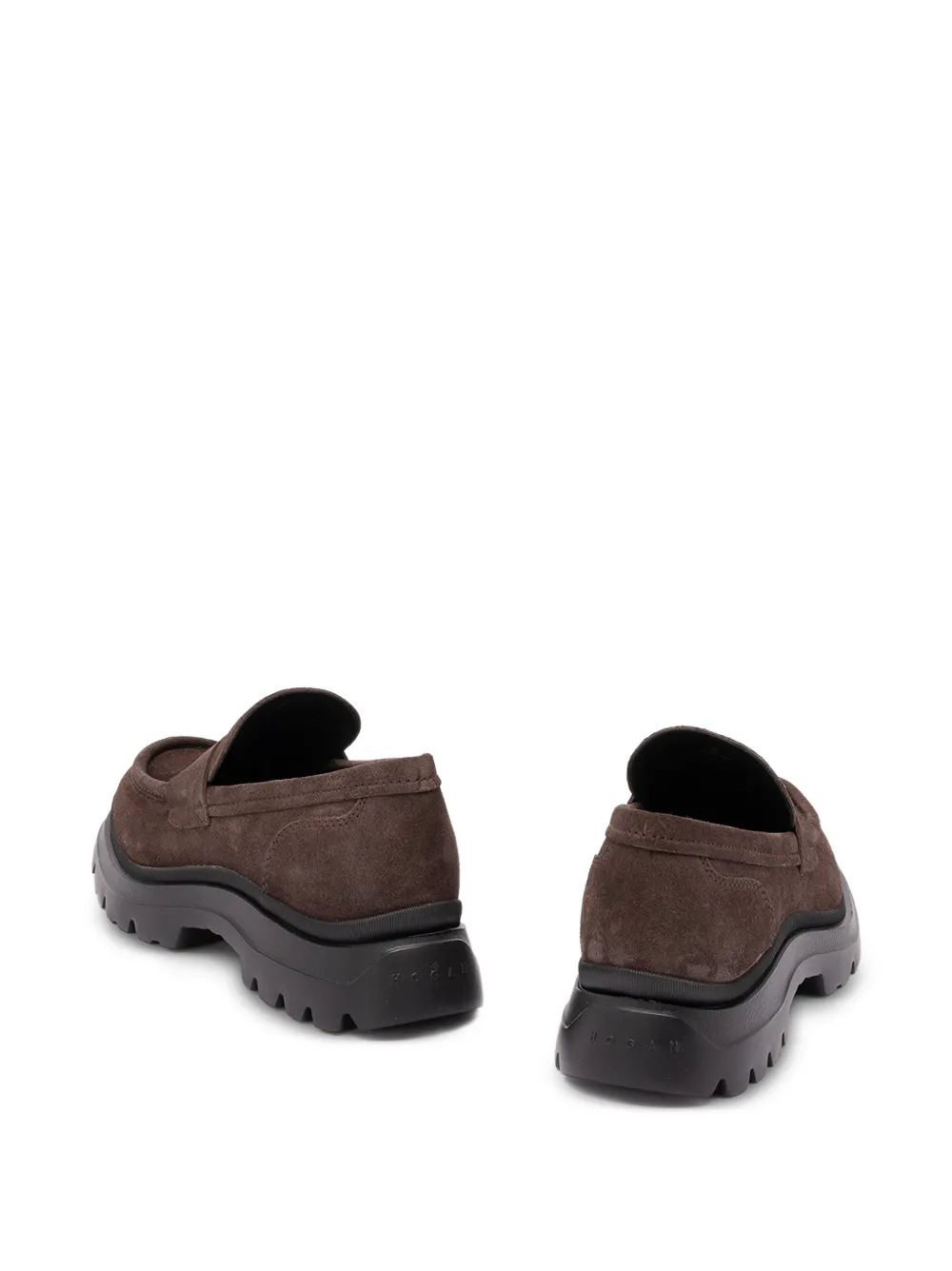 Hogan suede loafers Bruin