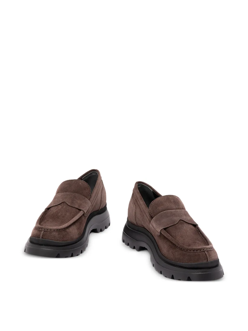 Hogan suede loafers Bruin