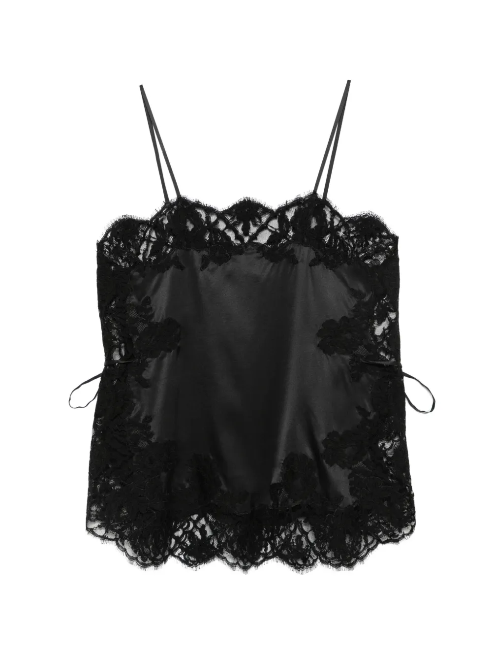 Dolce & Gabbana Hemd met afwerking van kant Zwart