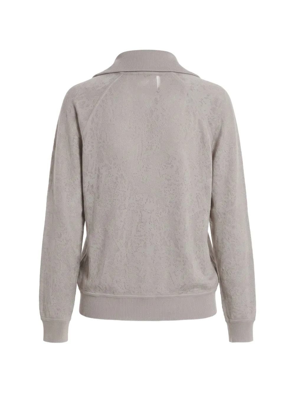 Brunello Cucinelli Wollen trui met rits Grijs