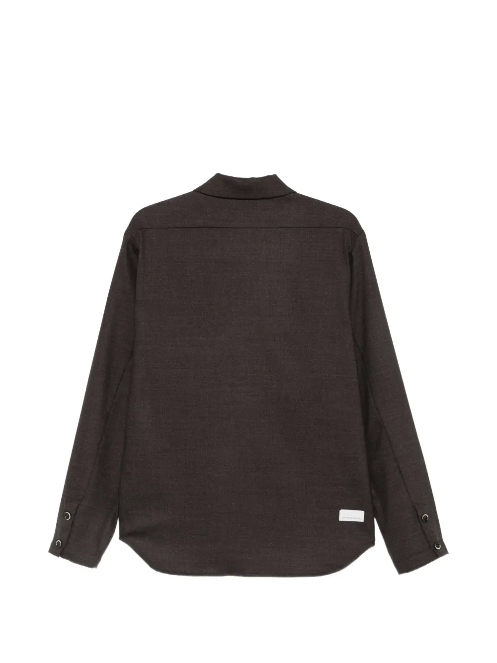 Nine In The Morning Freud shirtjack met klepzak Bruin