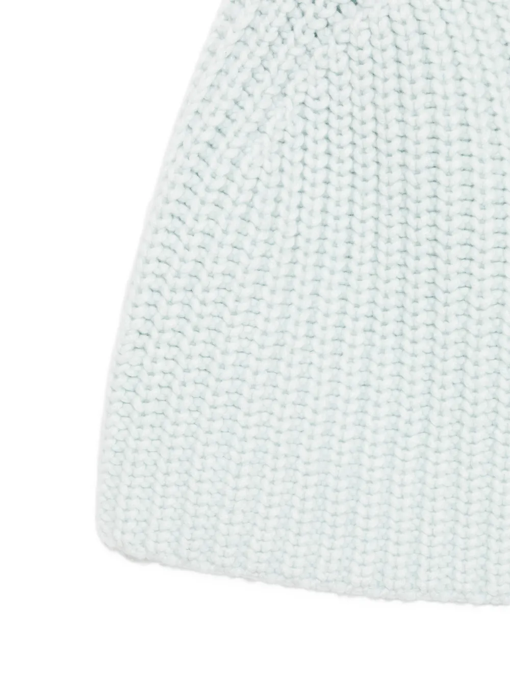 SA SU PHI Ribgebreide poncho Blauw