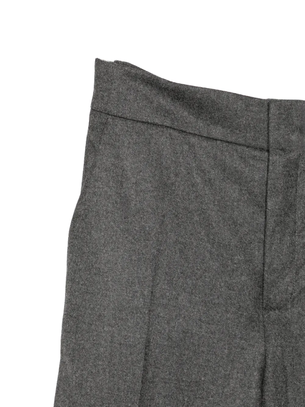 SA SU PHI Pantalon met persplooien in smokingstijl Grijs
