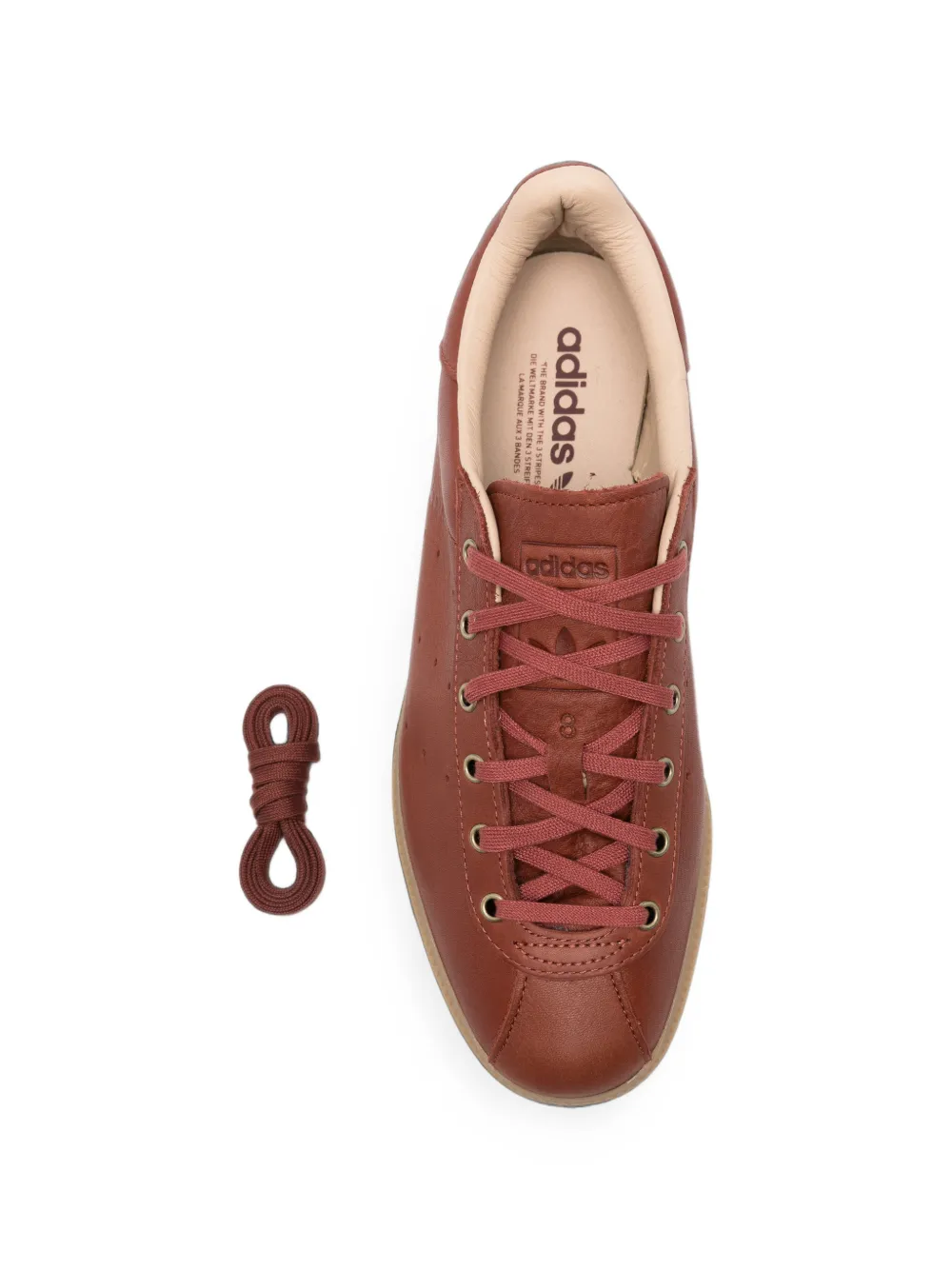 adidas Tobacco Super perforated-leather sneakers Bruin