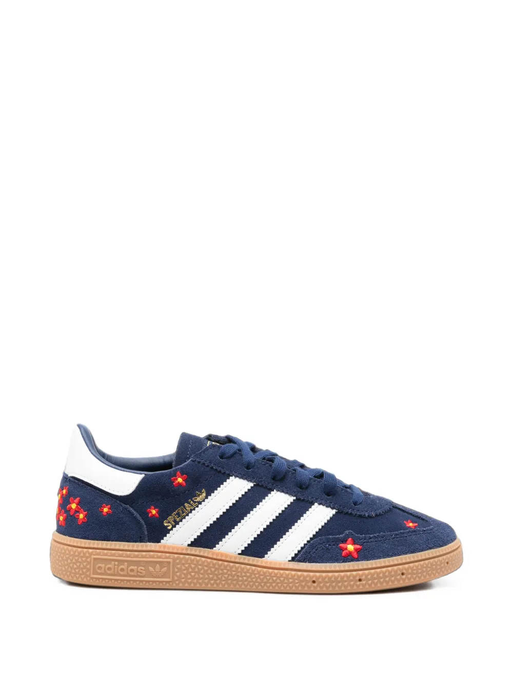 adidas Kids Handball Spezial floral-embroidered sneakers - Blu