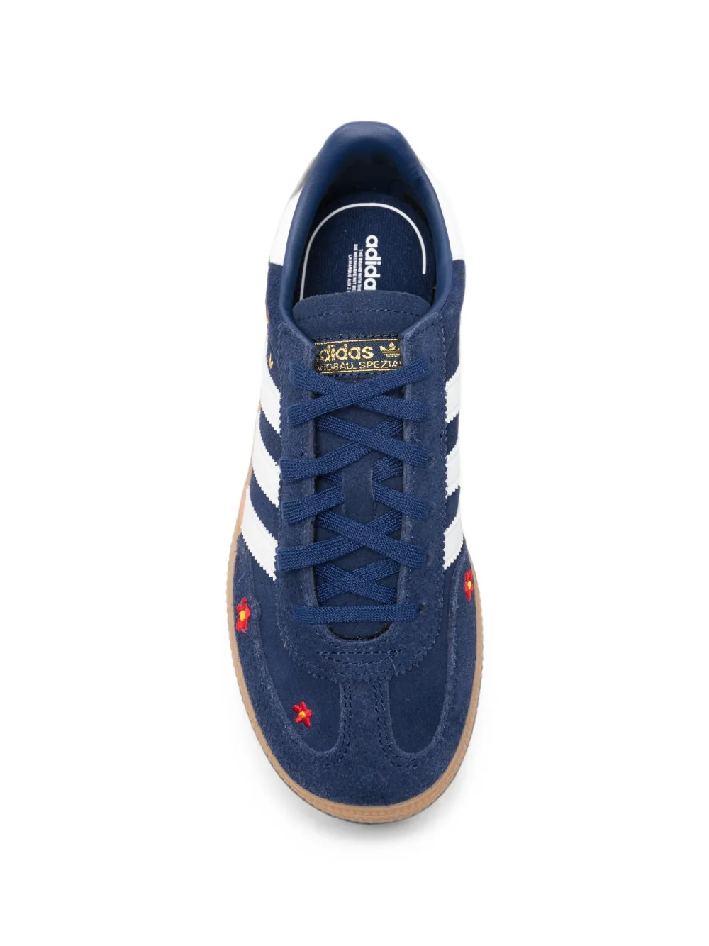 adidas Kids Handball Spezial floral-embroidered sneakers Blauw